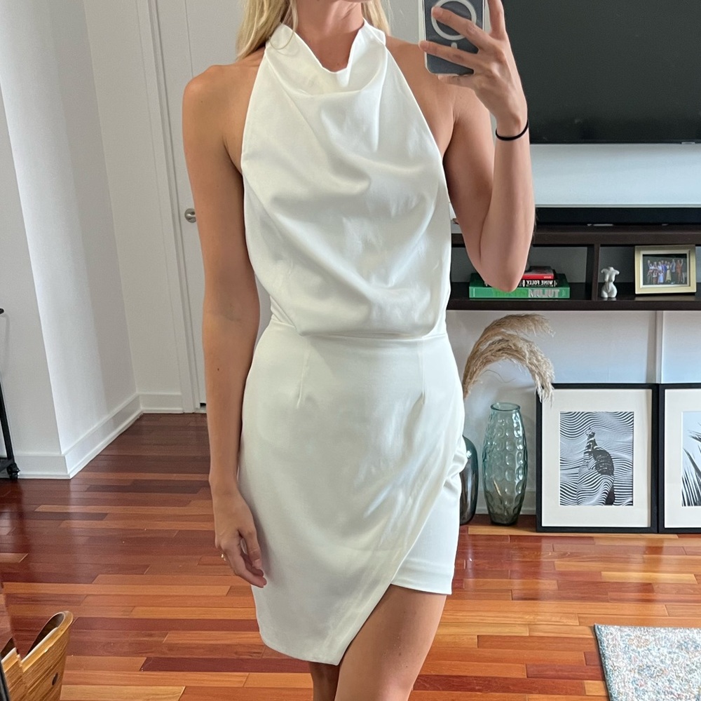 Elliat Camo Dress in White